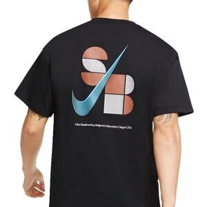 Nike Black Graphic Men's Shirt